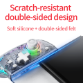 LinYuvo Gaming Controller for SWITCH with Hall Effect Joystick, Turbo, Dual Vibration, 6-Axis Gyro, 8-Color RGB Lighting KS43.