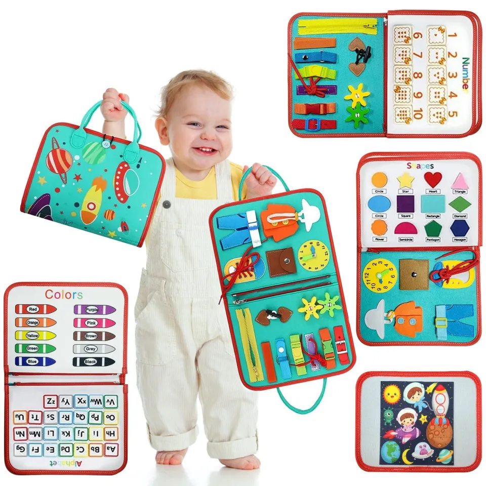 Busy Board Sensory Toys For Year Olds Busy Board-8-in-1 Busy Board
