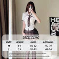 School uniform plaid skirt with Korean tide. 