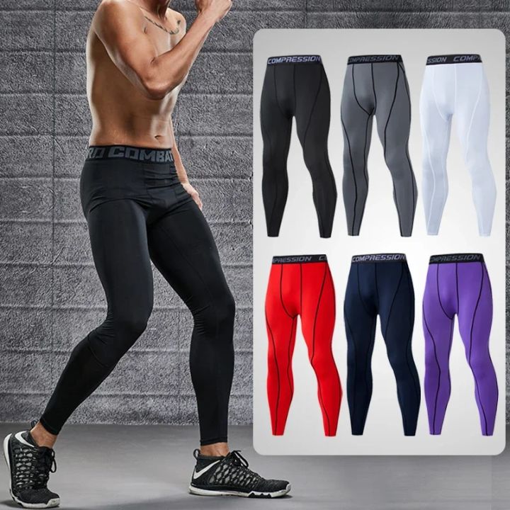Men's%20Compression%20Pants%20for%20Running%20Cycling%20Basketball%20Soccer%20Elasticity%20Sweatpants%20Fitness%20Tights%20Legging%20Trousers%20Rash%20Guard%20-%20Image%205