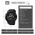 Skmei 1637 Men's Dual Display Sport Watch – Stylish & Durable Wristwatch with Luminous Dial | Waterproof & Digital Analog Watch. 