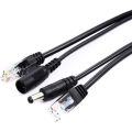 1 Pair Passive Power Over Ethernet Adapter Cable POE Cable POE Splitter RJ45 Injector Power Supply Module 12-48v for IP Camea. 
