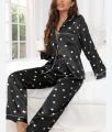 *Silk night suit for women With Ponytail*. 