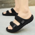 A Pair of Men's Slippers, Wear-Resistant, Sports, Soft-Soled, Comfortable, Outdoor Outer Wear, Men's Shoes, New Summer Shoes. 
