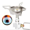 outdoor camping stove, foldable butane pocket rocket stove. 