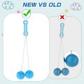 tak tak balls crackers balls Swinging Ball Toys for Kids Sensory tok tok Toy Hands Abilities Birthday  Swing Up Ball On String Cracker Ball On String Creative Sensory Toy For Holiday. 