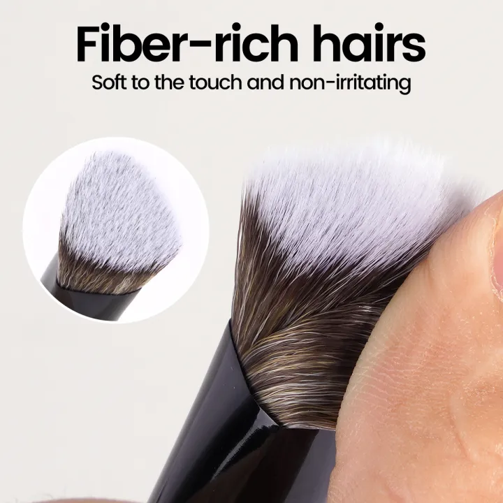 MAANGE%204pcs%20Main%20Makeup%20Brushes%20Set%20Flat%20Top%20Foundation%20Brushes%20Angled%20Contoured%20Brush%20Dense%20Bristle%20Face%20Makeup%20Tool%20for%20Beauty%20-%20Image%204