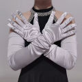 Women 70CM Lengthen Satin Gloves Opera Performance Clothing Accessories Long Mittens Elegant Wedding Evening Party Etiquette. 