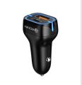 Ronin R-345 Car Charger - QC & PD Efficient Capacity - Quick Charger - 20Watt Fast Car Charger - Dual Ports - Compatible With All Devices - Multi-circuit protection and overcharge protection. 