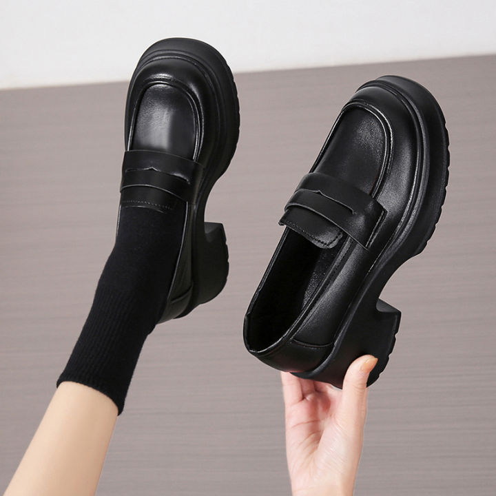 Lucyever%20Women's%20Loafers%202024%20Spring%20British%20Style%20Slip%20On%20Platform%20Mary%20Jane%20Shoes%20Woman%20Japanese%20Jk%20Uniform%20Lolita%20Shoes%20Women%20-%20Image%204