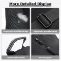 Multi Functional Men's Chest Bag Sports Crossbody Bag Multi Compartment Shoulder Bag for Daily Commuting Sports and Fitness. 