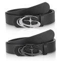 Fashion And Creative Geometric Alloy Pin Buckle Belt Simple Men's Casual Belt Individual Men's Birthday Wholesale.