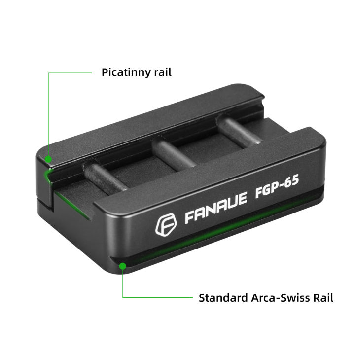 FANAUE%20Picatinny%20Arca%20Swiss%20Compatible%20Rail%20Plate%20with%20Anti-slip%20Slot,%20CNC%20Machined%20Aluminum,Tripod%20Dovetail%20Adapter%20Mount%20-%20Image%204