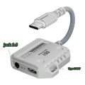 Plextone GS1 2 in 1 60W 3.5mm Type C Gaming Adapter Fast Charging For OnePlus, &  iphone 15, ipad pro, Air, Mini6, Macbook pro
All mobile compatible Gaming Adapter.. 