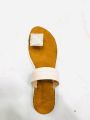 Womens One Finger Gorgeous Simple Flat Sandal - Ladies Diamond cut Shoes. 