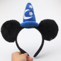 2025 Mickey Mouse Plush Magic House Disney Headwear Cosplay Decoration Christmas Party Cloth Hair Band Adult Kids Halloween Part. 