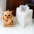 3D Owl Silicone Candle Mold DIY Cartoon Animal Soap Aromatherapy Plaster Resin Making Tools Home Decoration Crafts. 