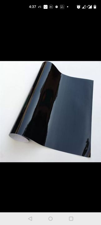 High glossy Black paper for car/bike