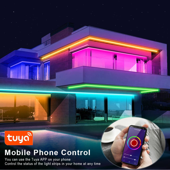 Smartlife/Tuya%20App%20Controlled%20DC12V%20RGB%20LED%20Neon%20Strip%202/3/5M%20Zigbee%20Flexible%20Neon%20Tape%20Lights%20for%20Game%20Room%20Bedroom%20Wall%20Decor%20lightify%20-%20Image%203