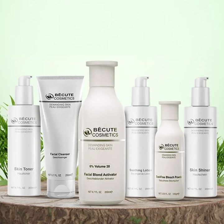 BECUTE COSMETIC FACIAL KIT 200ML EACH PACK OF 6 PIECES