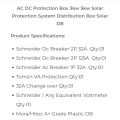 AC DC Protection Box ( 3KW/5KW) Best for Solar  Protection System. 