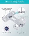 Stainless Steel Hasp Latch Lock Sliding Door for Window Cabinet Fitting Room Accessorries. 