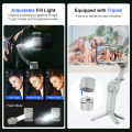 TOKQI M01 3-Axis Anti-Shake Handheld Gimbal Phone Stabilizer Foldable Holder Selfie Tripod with Fill Light for iPhone Smartphone. 