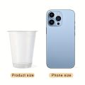 100/50PCS Disposable Clear Plastic Cup Outdoor Picnic Birthday Kitchen Party Disposable Plastic Cups for Wedding Christmas 200ml.