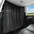 Car Privacy Curtains Universal Divider Curtain Between Rear Seat Auto Blackout Sun Shades Side Window Covers.
