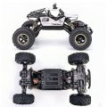 Off-Road Rock Crawler RC Monster Truck 1:16 Scale – 2.4GHz Remote Control Alloy Body Climbing Car with Rechargeable Battery, Shockproof Suspension, High-Speed 20km/h, Indoor Outdoor Crawler Toy Vehicle for Boys Girls Kids Adults. 