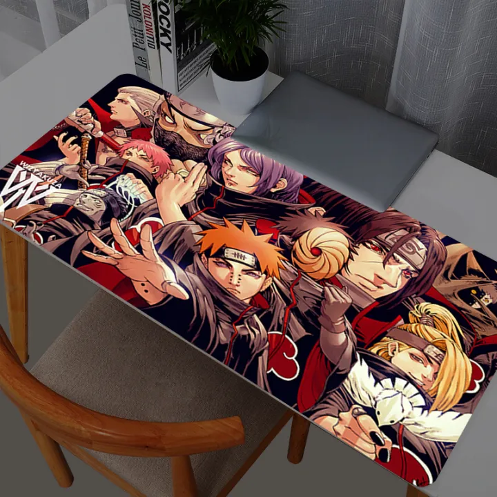 Mouse Pads Anime Gaming Accessories Mousepad Gamer NARUTO Akatsuki PC ...