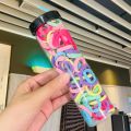 100pcs Color Simple to Hair High Elastic Hair Ring Women's Elegant Temperament Exquisite All-match Hair Ring Hair Accessories. 