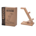 Wood Headphone Stand Gaming Headset Holder for Desk Display Gaming Accessories for Airpods PS5 Xbox.