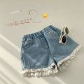 New Girls Denim Shorts Korean Lightweight Summer Shorts for Toddler Girls Casual Versatile Children's Clothing Outdoor Wear. 