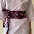 Japanese Style Girdle Sushi Restaurant Waiter Chef Waist Belt Haori Kimono Corset Waist Obi Dress Waistband Chinese Hanfu Belt.