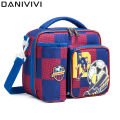 Primary School Lunch Bags for Children Complete Kit Handbags for Boys Lunch Box With Bottle Pockets Lunch Accesorios for Kids.