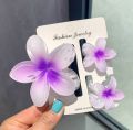 3pcs/set Flower Claw Clip Women Hawaiian Girl Hair Accessories.