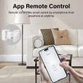 ZigBee 1 Gang Mini Smart Switch Module DIY Light Switches Relay Breaker Two-Way Control Home Automation Works With Zigbee2MQTT. 