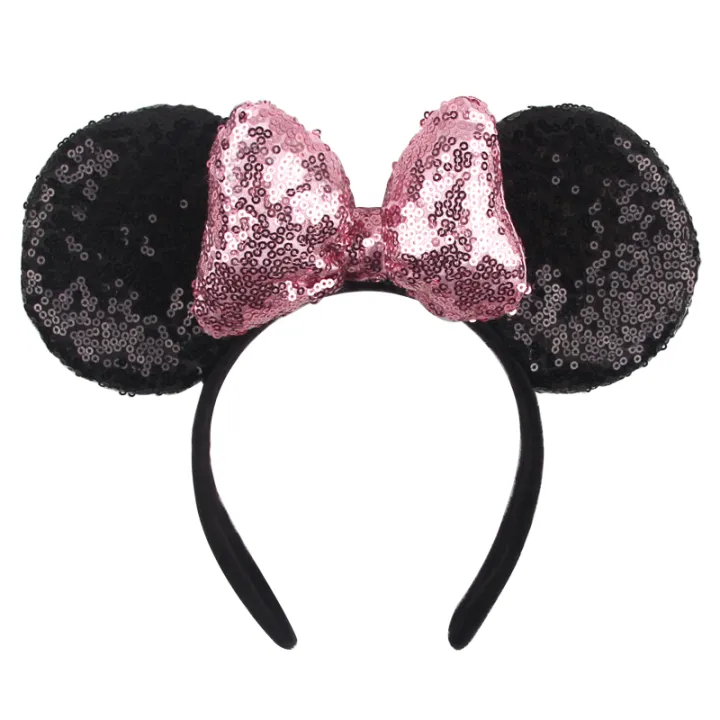 1pc%20Mouse%20Ears%20Headband%20Girls%20And%20Kids%204%20Inch%20Polka%20Dot%20Bow%20Hairdband%20Holiday%20Party%20Travel%20DIY%20Hair%20Accessories%20-%20Image%203