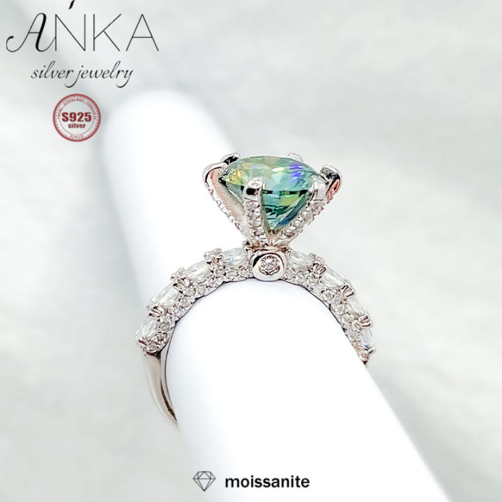 S925%20Sterling%20Silver%20Ring%20Green%203ct%20Moissanite%20Ring%20Light%20Luxury%20Premium%20Group%20Set%20Full%20Moissanite%20Ring%20jewellery%20women%20rings%20-%20Image%205
