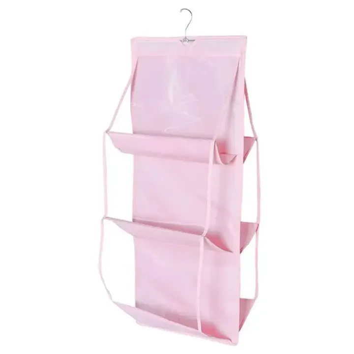 6%20Pocket%20Hanging%20Purse%20Organizer%20Clear%20Hanging%20Shelf%20Bag%20Collection%20Storage%20Holder%20-%20Image%205