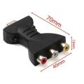 HDMI To AV Wire Connector AV Digital Signal HDMI To 3 RCA Audio Adaptor Component Converter For PC Projector Tablet HD TV BOX. 