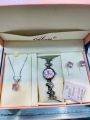 Luxury Glory Watches, BRACELET AND NECKLACE For Women With Box. 
