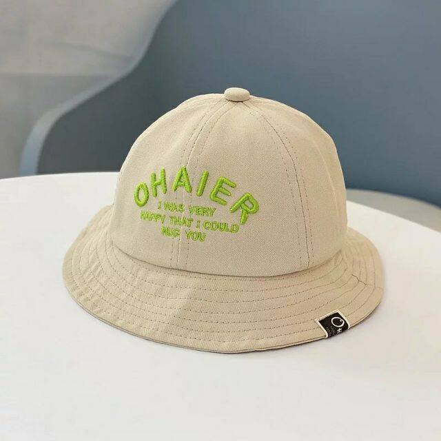 %5BReady%20to%20ship%5D%20baby%20bucket%20hat%20Children%203%20months-18%20months%20round%20head:%2048-49%20cm%20plain%20cotton%20hat%20with%20embroidery%20letter%20ohaier%20Fashion%20Cap%20-%20Image%206