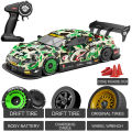 RC 4WD 2.4G Racing Car High Speed Off-Road Remote Control Drift Toys 1:16 with LED Light Race Sports Car for Boys Children Gift.