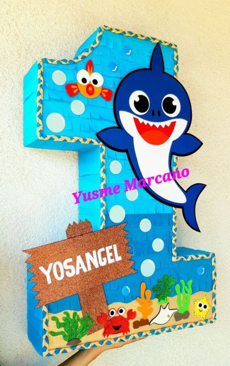 standing Number 1 for birthday decoration