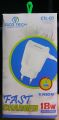Mobile charger,18watt, CICO Fast charger, CTL-o7. With usb port & micro usb port typ C.