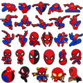 13-27pcs Mesuca New Spider-Man PVC Shoe Charms Cartoon DIY Accessories Sandals Garden Shoes Buckle Decoration for Party. 