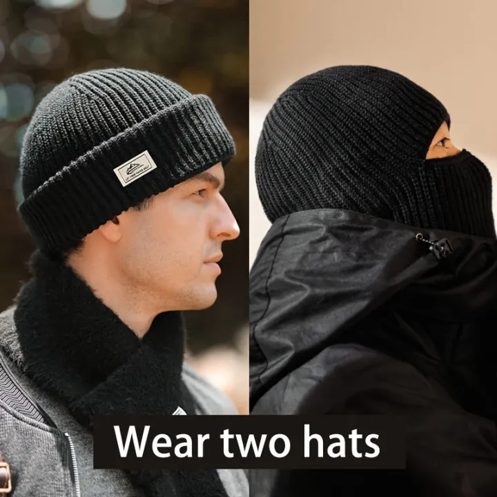 2In1%20Winter%20Balaclava%20Beanie%20Hat%20Knitted%20Full%20Face%20Mask%20Warm%20Ski%20%20Cycling%20Cap%20Men%20Women%20Outdoor%20Sports%20Earmuffs%20Hat%20-%20Image%202