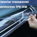 Car Interior TPU Protector Anti-scratch Film For Honda Civic 2022-2025 Auto Protective Transparent Anti-tear Sticker Accessories.